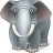  , , elephant, animal 48x48