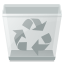  ,   ,   , trashcan, trash, recycle bin, empty 64x64