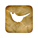  , twitter, square, bird2 128x128
