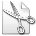  , scissor, document, cut 128x128