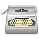  , wordprocessing, typewriter, package 128x128