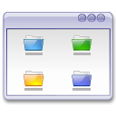  , , , window, view, multiple, icon, folder 128x128