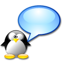 , messenger, linux, chat 128x128