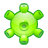  , virus, mine, green, ball 48x48