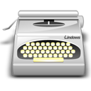  wordprocessing, typewriter 128x128