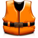   , , , , support, orange, life vest, help 128x128