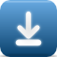 Иконка стрелка, загрузка, дно, download, bottom, arrow 64x64