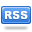  , rss, pill, blue 32x32