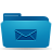  , , , mails, folder, blue 48x48