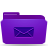  , , , violet, mails, folder 48x48
