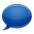 , speech, bubble, blue 48x48