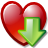  , , , , love, heart, favorites, download, bookmark, add 48x48
