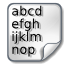  utf, type, ascii 64x64