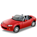   , , , , , , , vehicle, transport, red, mazda, car, cabrioletred 128x128