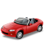   , , , , , , , vehicle, transport, red, mazda, car, cabrioletred 64x64