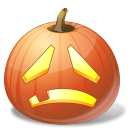  , , sad, pumpkin, jack o , jack o lantern, halloween 128x128