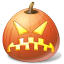  , , , pumpkin, jack o , jack o lantern, halloween, angry 64x64