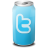  , , , web20, web 2.0, twitter, icontexto, drink, can 48x48