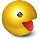 , , , , , yellow, smiley, pacman, games, cute, ball 128x128