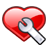  ,  , , toolbar, heart, bookmark 48x48