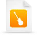  , , , , , , , paper, orange, music, instrument, guitar, file, document 128x128