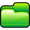  , , , open, green, folder 128x128