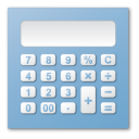  , , calculator, blue 128x128