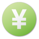  , , , yuan, green, currency 128x128