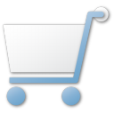  , , , shopping, cart, blue 128x128