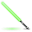  ,  , star wars, light saber, green 32x32