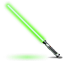  ',  , star wars, light saber, green'