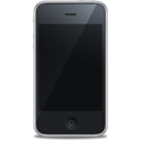  , , , iphone, front, black, apple 128x128