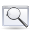   , , , , zoom, window, search, magnifying glass, find 64x64