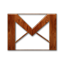  , , wood, logo, gmail 128x128