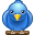  , twitter, twit, tweet, bird 32x32
