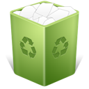  , , trash, recycle bin, full 128x128