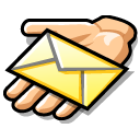   , , , , share, message, hand, email, beos 128x128