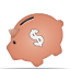  , -, , savings, piggybank, money 64x64