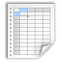  , , , spreadsheet, paper, office, document 128x128