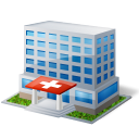   , , , , , , medical, hospital, health, emergency room, clinic, buildings 128x128