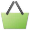  , , , shopping, green, basket 128x128